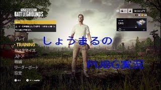 しょうまるのPS4版PUBG実況  #0　まずはトレーニング！