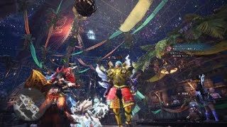 モンスターハンター ワールド アステラ祭 花火 MHW モンハン