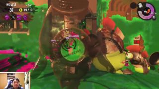 【スプラトゥーン2】妹家族とサーモンラン