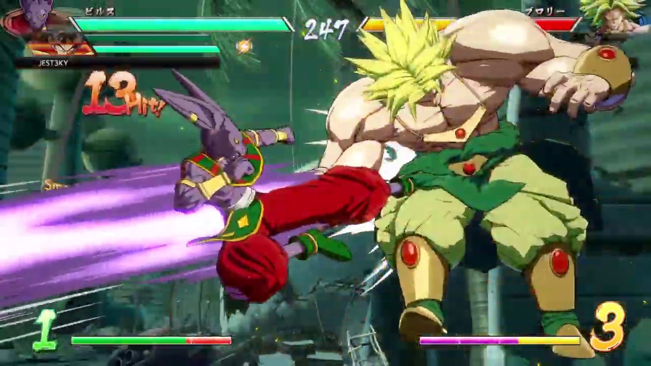 ドラゴンボール ファイターズ　ビルス様VSブロリー　破壊神VS破壊しつくす者