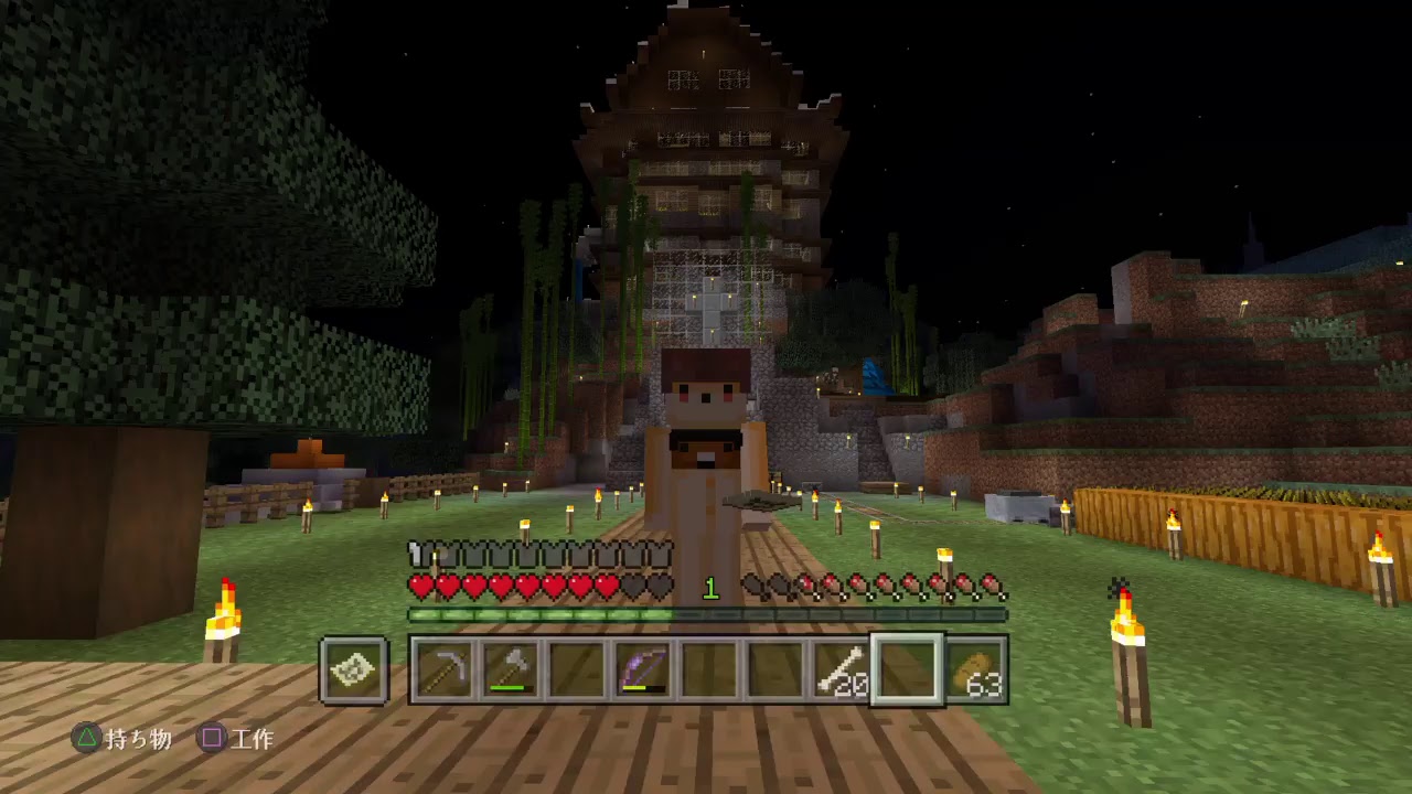 マインクラフト(hamai)の建築の見学の旅の巻き。！！　[建築の紹介]