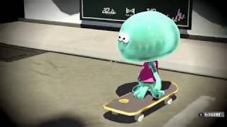 Splatoon2#01 スプラトゥーン2 スケボーに乗るクラゲ