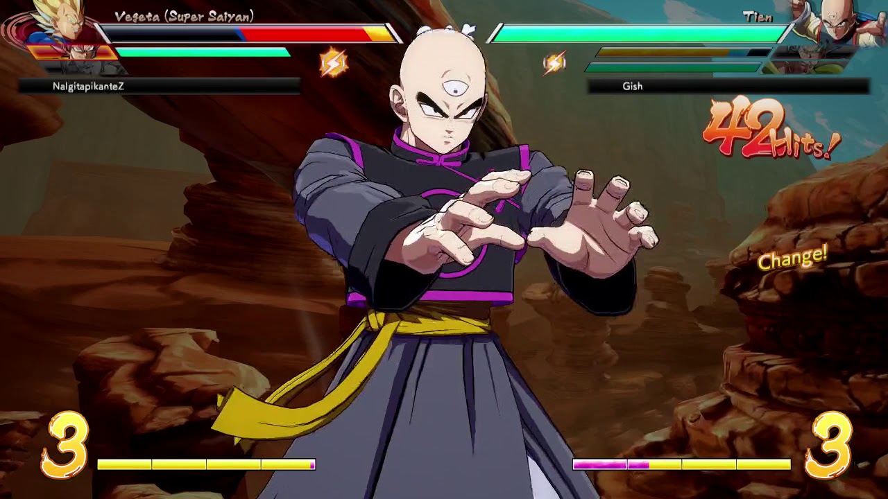 ドラゴンボール ファイターズ - GISHは今日の試合の勝者であり、彼はすべての対戦相手メンバーチームに勝ちます