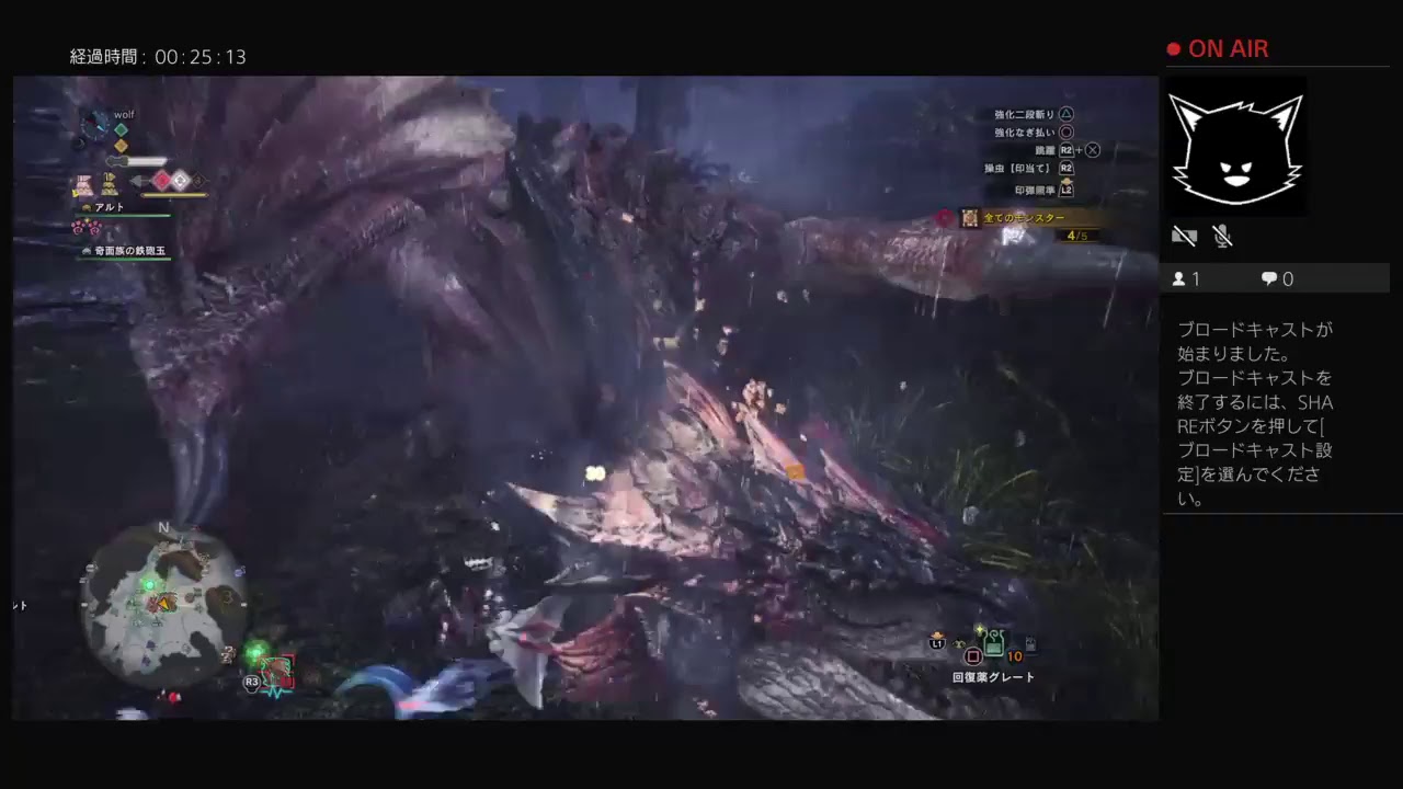 ［初］シグレによるモンスターハンターワールド　（テスト）