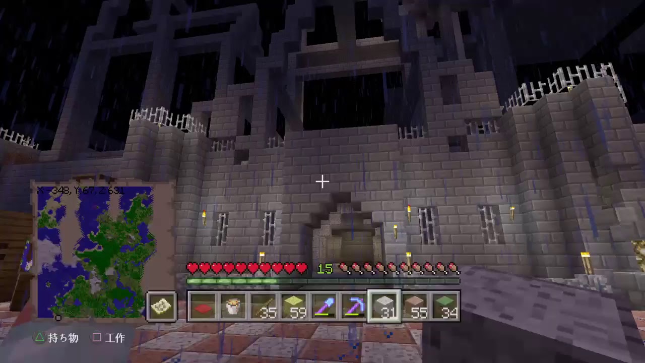 【マインクラフト　＃108】参加型！城下町の道路整備をする！初見さん大歓迎！