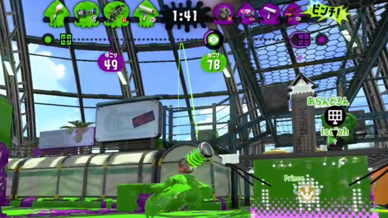 ウデマエX()なパブロ君のガチヤグラ【モズク農園01】【スプラトゥーン２】