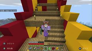 san 。games【マインクラフト　switch】クディッチ競技場！ちかりゅうGamesさんが来てくれました