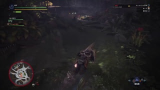 でっかい動物とたたかうおじさん［モンスターハンターワールド］