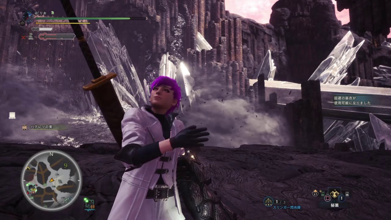 モンスターハンター：ワールドベヒ討伐ソロ太刀4回目にて成功