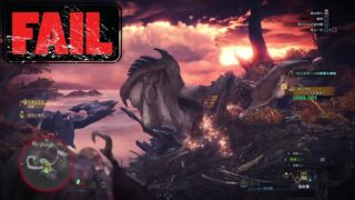 モンスターハンターワールド/MHW/レウス雄叫び回避集《弓》