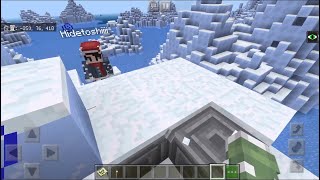 【Minecraft】氷山バイオームでお宝見つけたよ！親子のマイクラ日記【マインクラフト】【スマホ版】