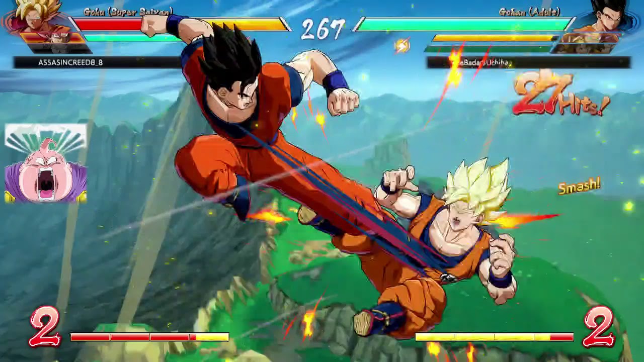 ドラゴンボール ファイターズ - Badass Uchihaは常に勝者として、Gotenksは名声を得ています