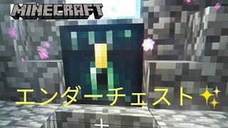 【苳子のマインクラフト】part14　３つ目の村探索とエンダーチェスト設置