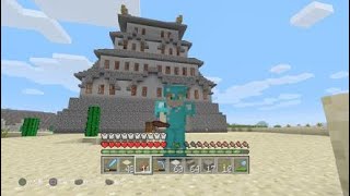 マインクラフトPS4 (ドンクラ)part 685 和風な城作り！
