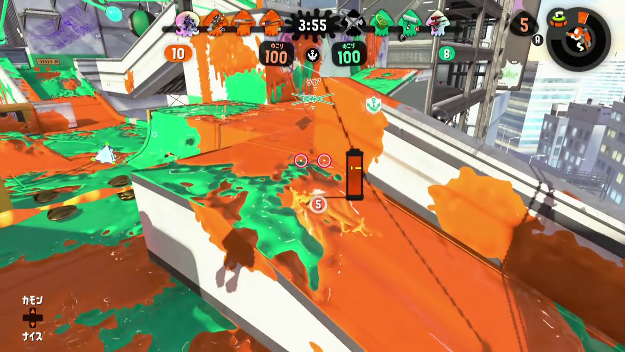 【スプラトゥーン2】ガチアサリ タチウオパーキング スプラマニューバーコラボ