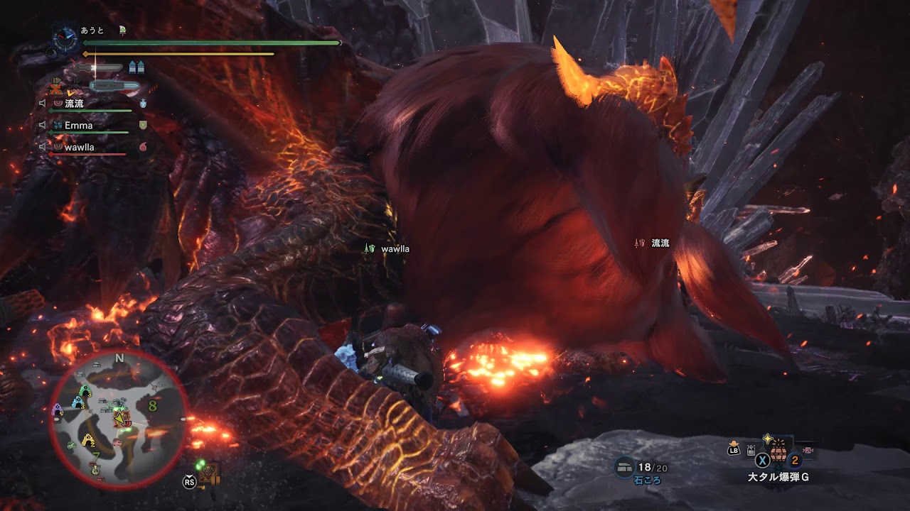 モンスターハンターワールド　VS歴戦王テオテスカトル失敗