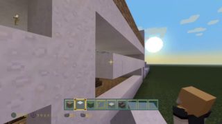 マインクラフト　学校を作る