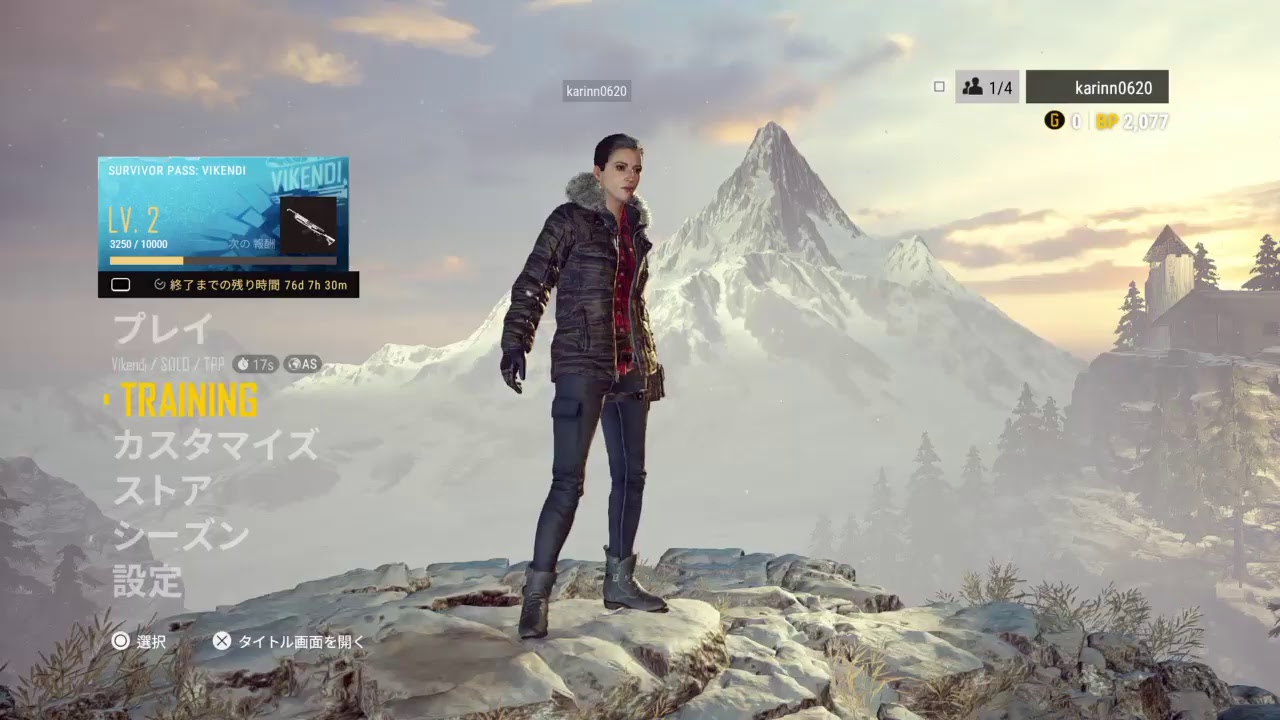 ［女性実況]PUBG#27