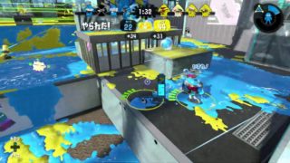 味方のピンチに颯爽と駆けつけるわかばシューター（察し　【スプラトゥーン2】【わかば】【ガチエリア】