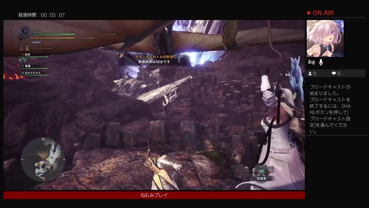 もちつかとセキで モンスターハンターワールド！(NHW)