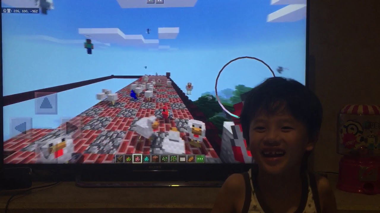 マインクラフトで浮遊城作ります。