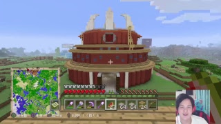 【マインクラフト】初見歓迎　ちょっくら木の葉隠れの里作ってみる　#19 嵐の人が来て、家が燃やされました。