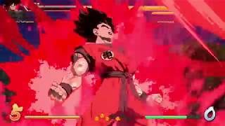 ドラゴンボール ファイターズ　世界１位悟空マスター　悟空（黒髪）一人になってからの界王拳無双がすごい