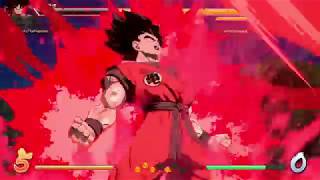 ドラゴンボール ファイターズ　世界１位悟空マスター　悟空（黒髪）一人になってからの界王拳無双がすごい