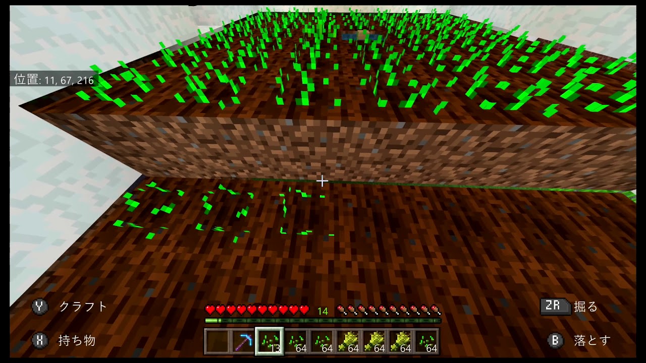 マインクラフト　畑生産