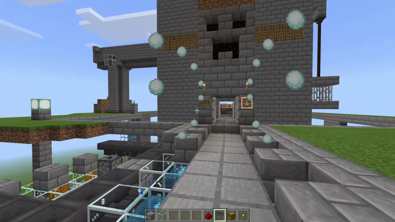 マインクラフト 雪玉アーチ装置