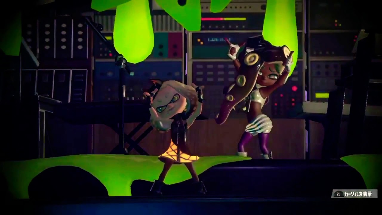 【スプラトゥーン2】ハロウィンフェス映像の色を濃くしてみた