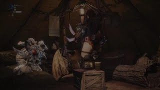 モンスターハンター：ワールド　キャンプで爆死する女