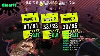2019/2/13 スプラトゥーン２　サーモンラン（参加希望はチャットしてね）