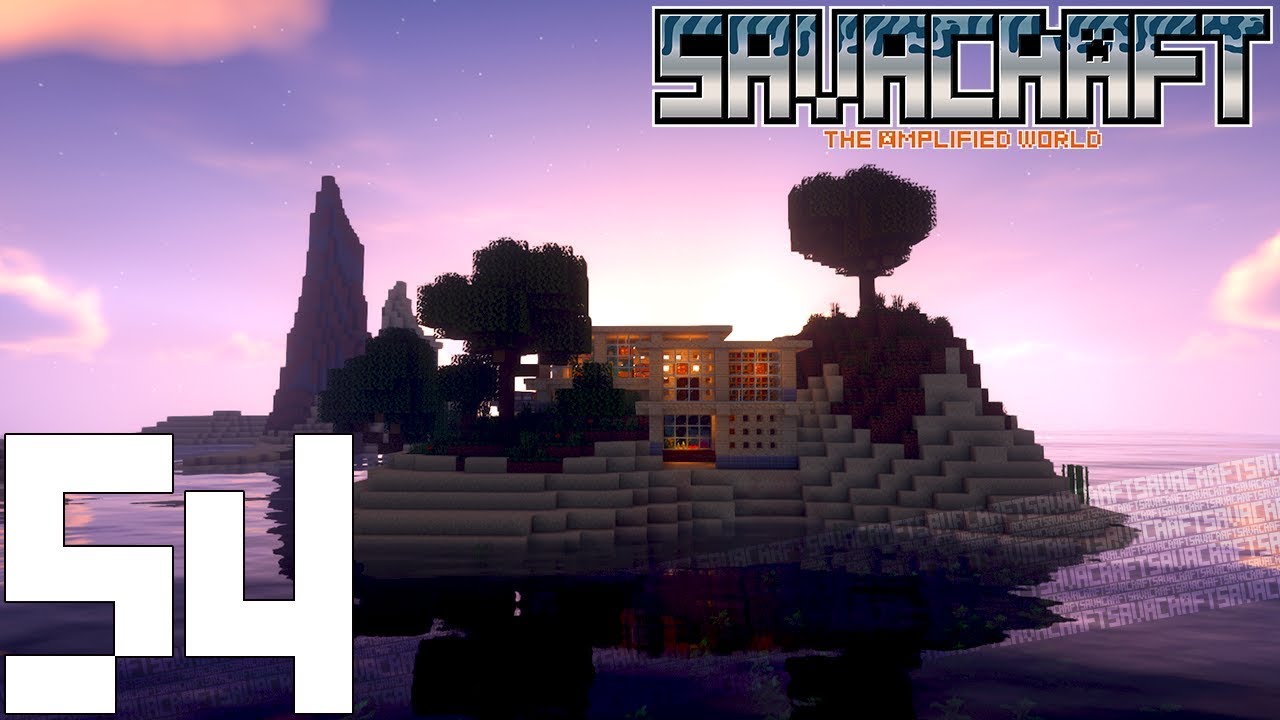 【SAVACRAFT】54 水槽のある家【マインクラフト】