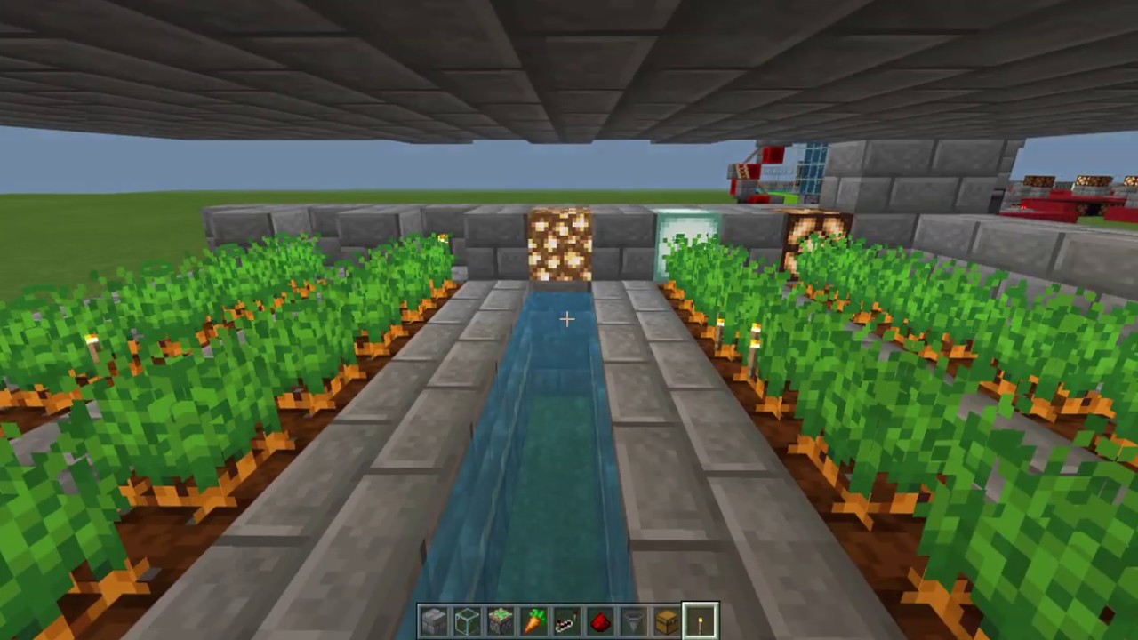 【マインクラフト】光源による作物の生育可能試験【マイクラ】Minecraft