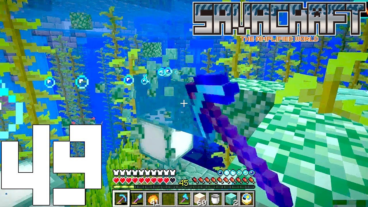 【SAVACRAFT】49 海底神殿撤去開始【マインクラフト】