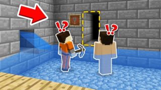 【マインクラフト】刑務所のお風呂で隠し通路を見つけたんだけどｗｗｗ【マイクラ脱獄#8】