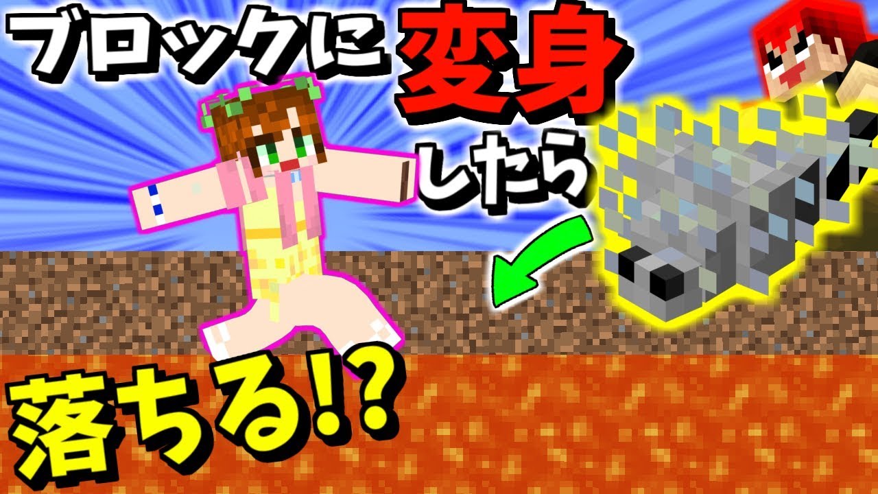 【マインクラフト】落とし穴ドッキリ!!ｗシルバーフィッシュ落とし穴はうまくいくかッ!?【赤髪のとも】meta morph MOD実況6