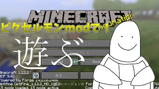 【マインクラフト】色違いしか出ないポケモンmodで遊ぶ！[一日目]