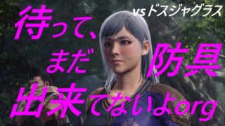 モンスターハンターワールド【防具無しで生態系の頂点を目指す】01ドスジャグラス討伐