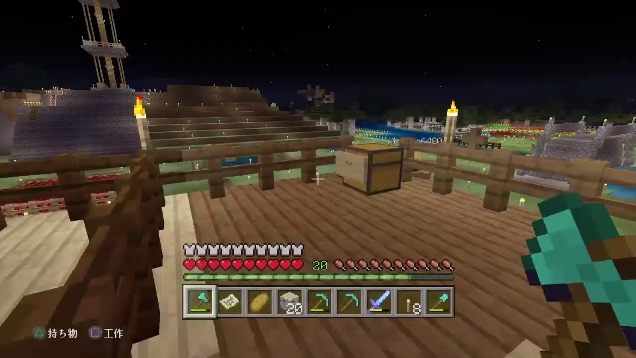 PS4マインクラフト　ライブ　常連さん参加OK　初見さんきてきてー！！