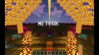 METEOR / feat.初音ミク(piano cover)　【マインクラフト音ブロック演奏】