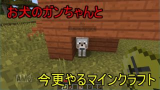 【マインクラフト】お犬様のガンちゃんと旅するマインクラフト