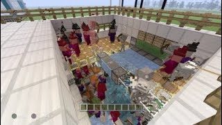 マインクラフト スケルトン入り下剤ジュース精製機[適当] Twitterに上げた動画