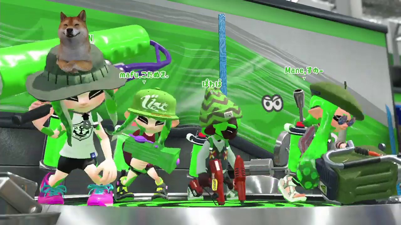 【柴犬VTuber スプラトゥーン2】 4/18(木)ガチマッチ配信！ジャイロオフ腕前Xローラーがジャイロオンデュアカスを練習中【Splatoon2】