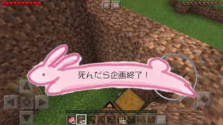 【マインクラフト】初心者だけど縛りプレイで頑張ってみる【１日目】