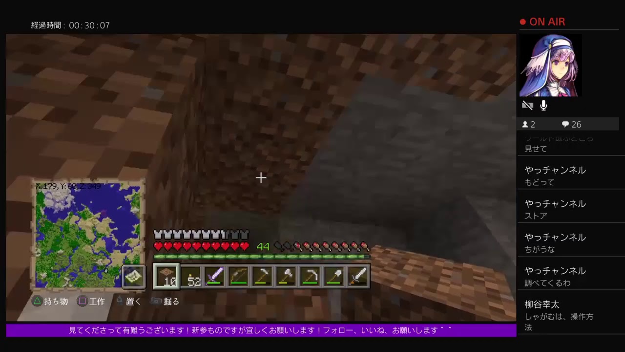 マインクラフト　PS4　不参加型