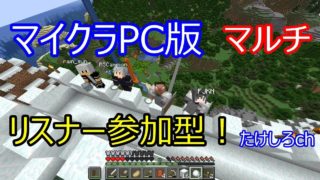 【リスナー参加型】初心者マインクラフト配信 5日目  1.13.2 鯖立ててます😋  tksr207.ddo.jp　マルチ minecraft