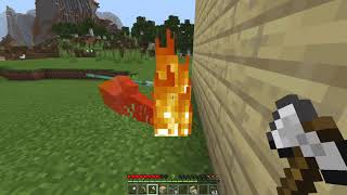 マインクラフト90分でどここまでいけるか