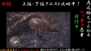 MONSTER HUNTER WORLD モンスターハンターワールド MHW #60 上位★7ウラガンキンが転がります！